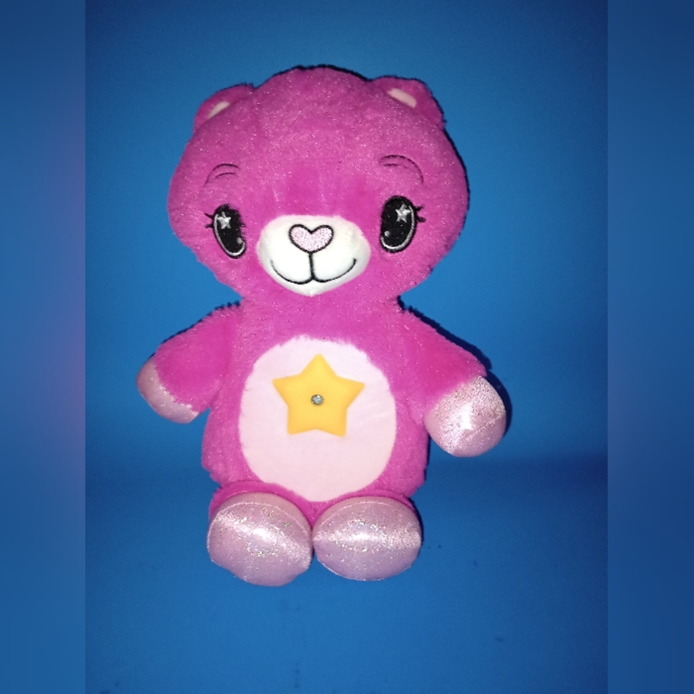 Star Belly Dream Lites Pink Pretty Kitty Cat Stuffed Animal Night Light Tested